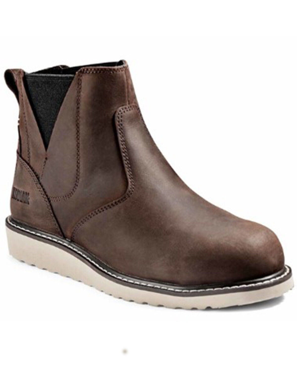 Kodiak Women's Whitton Chelsea Work Boots - Steel Toe, Dark Brown, hi-res