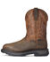 Image #2 - Ariat Men's Waterproof Big Rig Western Work Boots - Composite Toe, Brown, hi-res
