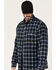 Image #2 - Hawx Men's Polar Fleece Shirt Jacket, Indigo, hi-res