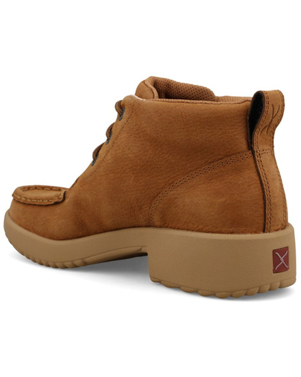 Image #5 - Twisted X Women's Platform Shoes - Moc Toe, Chestnut, hi-res