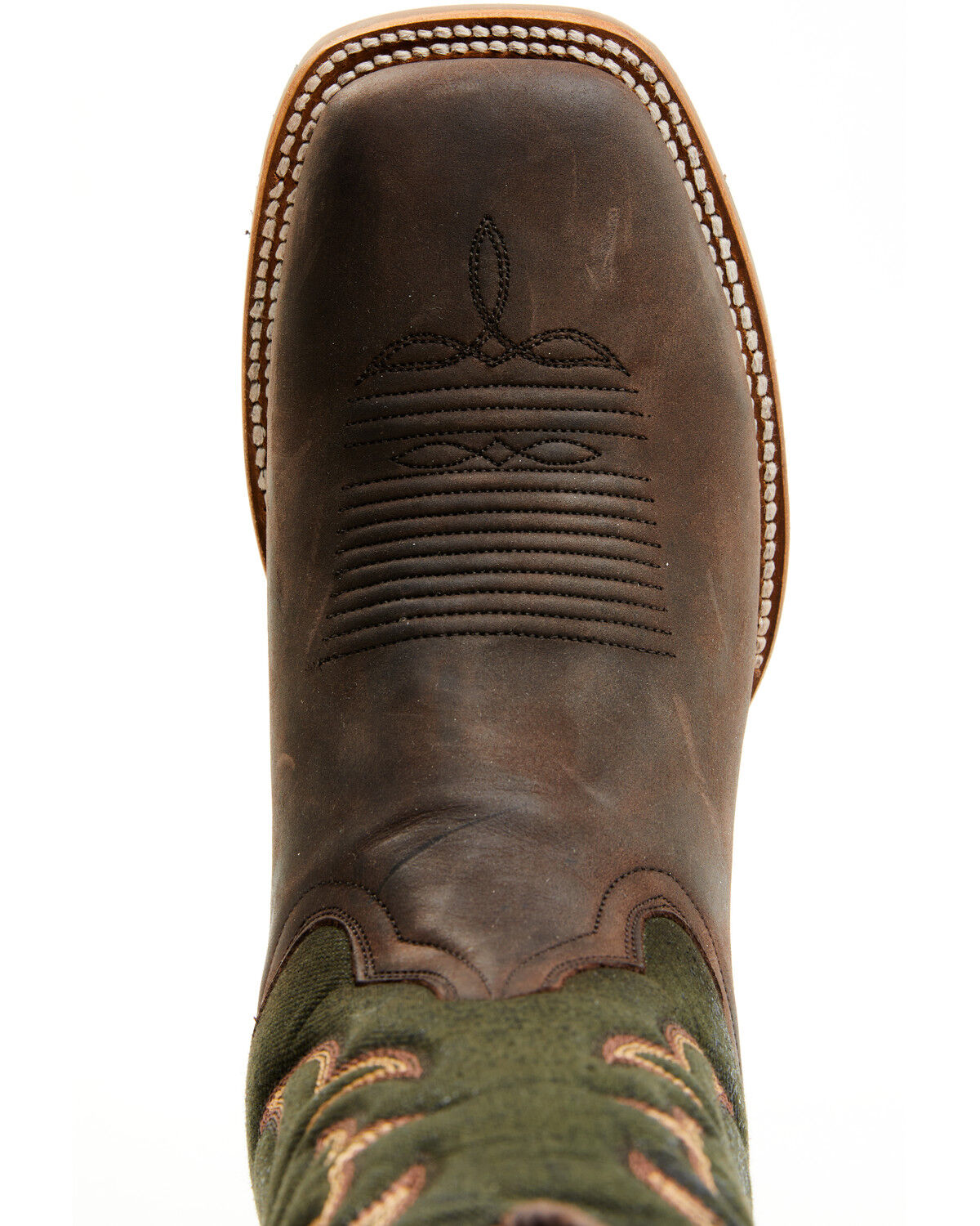 Image #6 - Dan Post Men's Jenks Performance Western Boots - Broad Square Toe, Brown, hi-res
