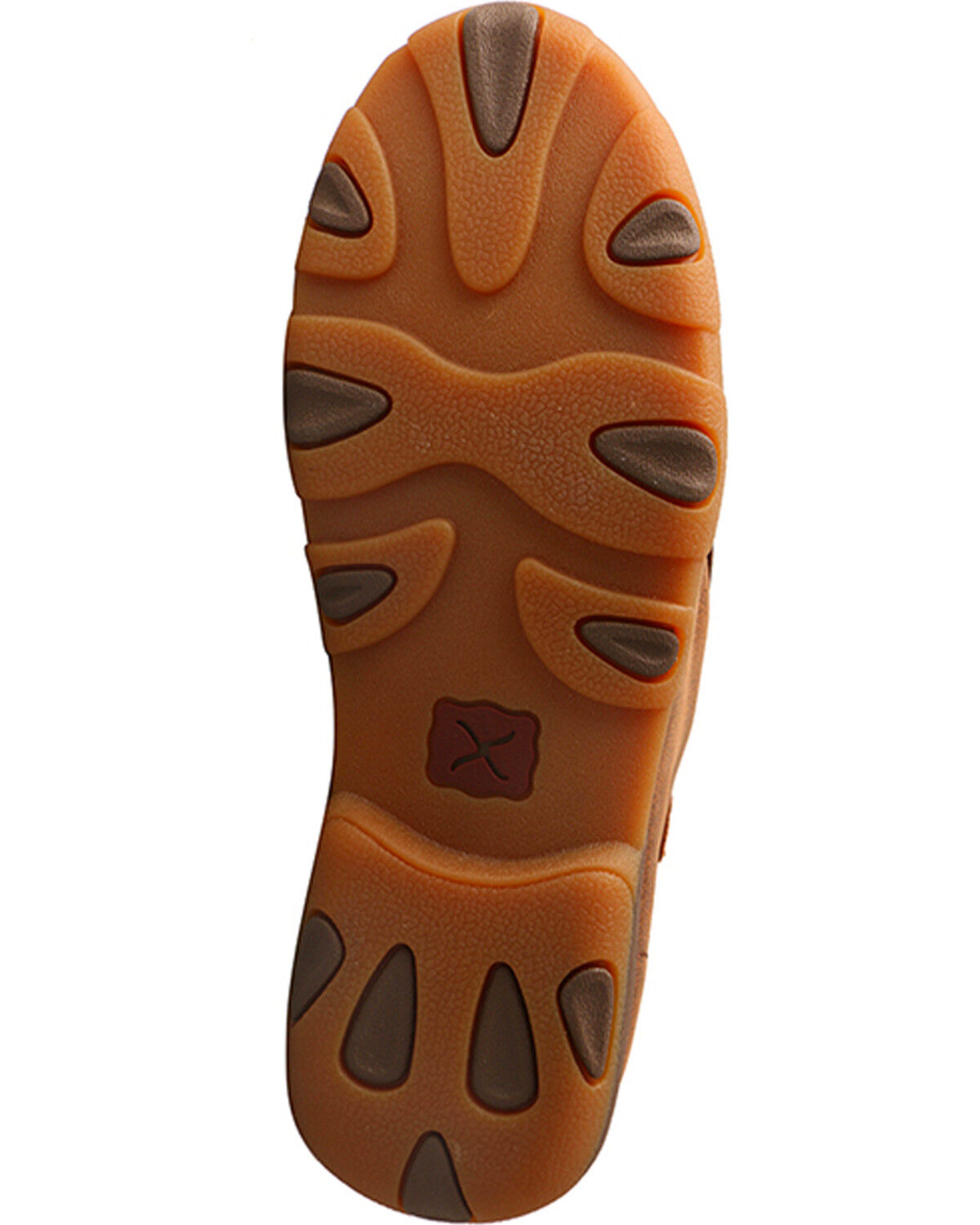 Image #5 - Twisted X Women's Tooled Chukka Driving Mocs, Brown, hi-res