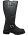 Ad Tec Men's 16" Oiled Leather Engineer Boots - Soft Toe, Black, hi-res