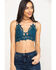 Free People Women's Adella Bralette, Turquoise, hi-res