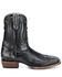 Image #2 - Corral Men's Overlay Studded Western Ankle Boots - Broad Square Toe, Black, hi-res