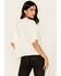 Image #4 - Shyanne Women's Chain Front Whiskey Short Sleeve Graphic Tee, White, hi-res