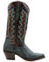Image #2 - Dan Post Women's Rustic Exotic Lizard Western Boot - Snip Toe, Turquoise, hi-res