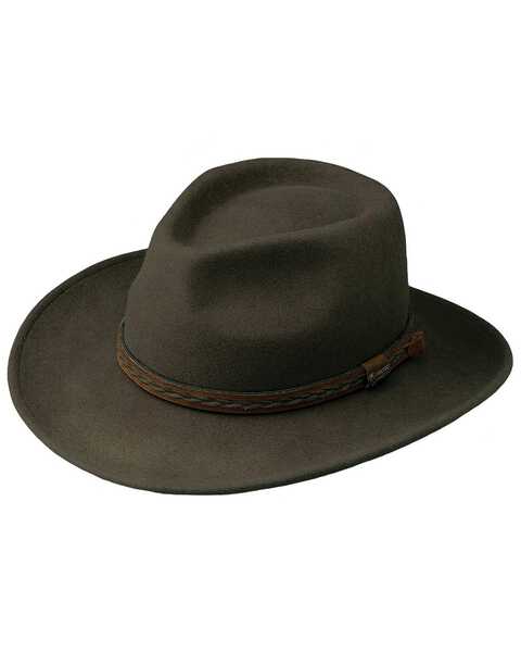 Image #1 - Outback Trading Co. Men's High Country Crushable Felt Western Fashion Hat, Serpent, hi-res