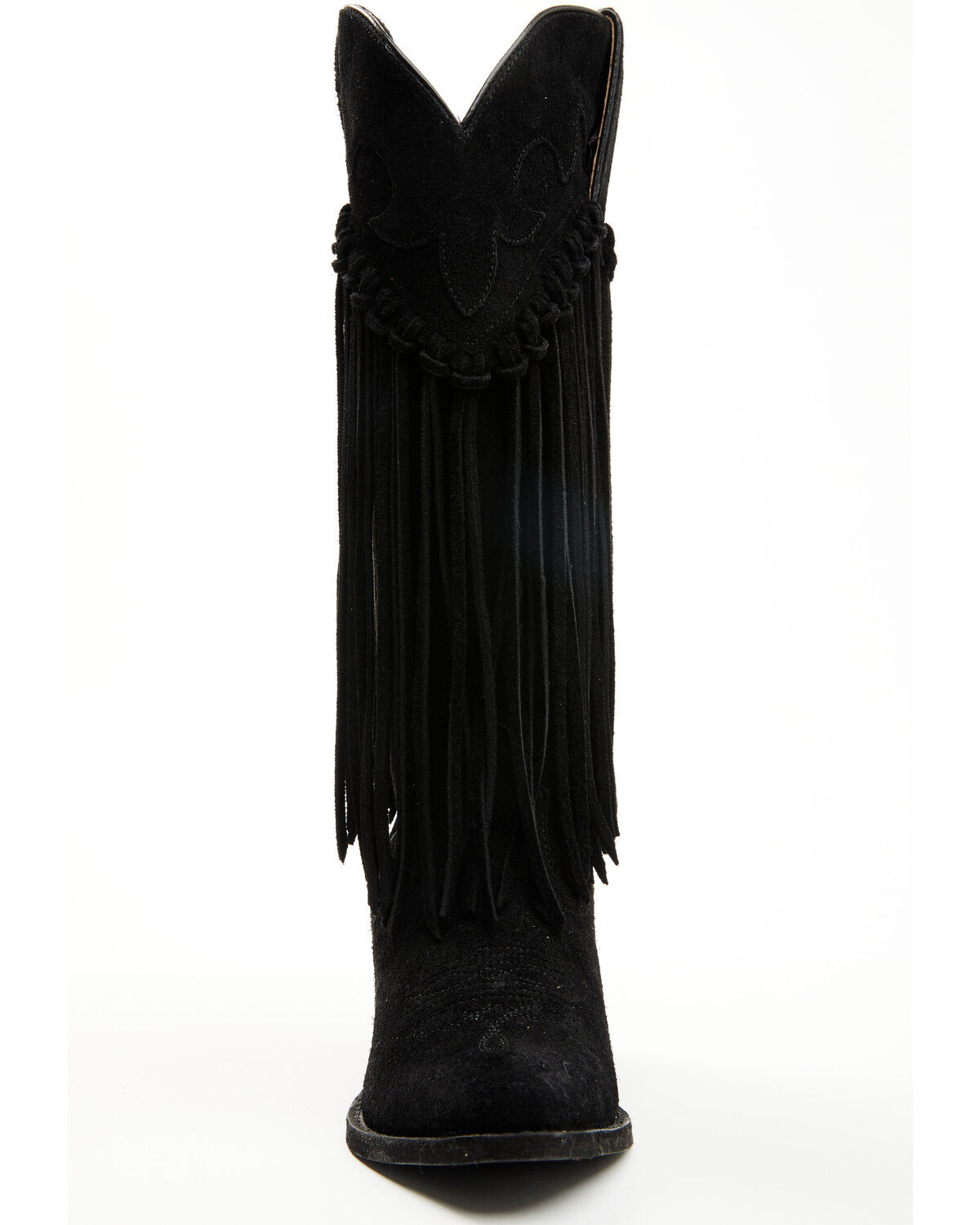 Image #4 - Idyllwind Women's Sterling Fringe Tall Western Boots - Snip Toe, Black, hi-res