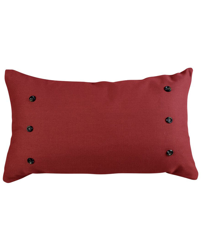 HiEnd Accents Prescott Red Large Pillow, Red, hi-res