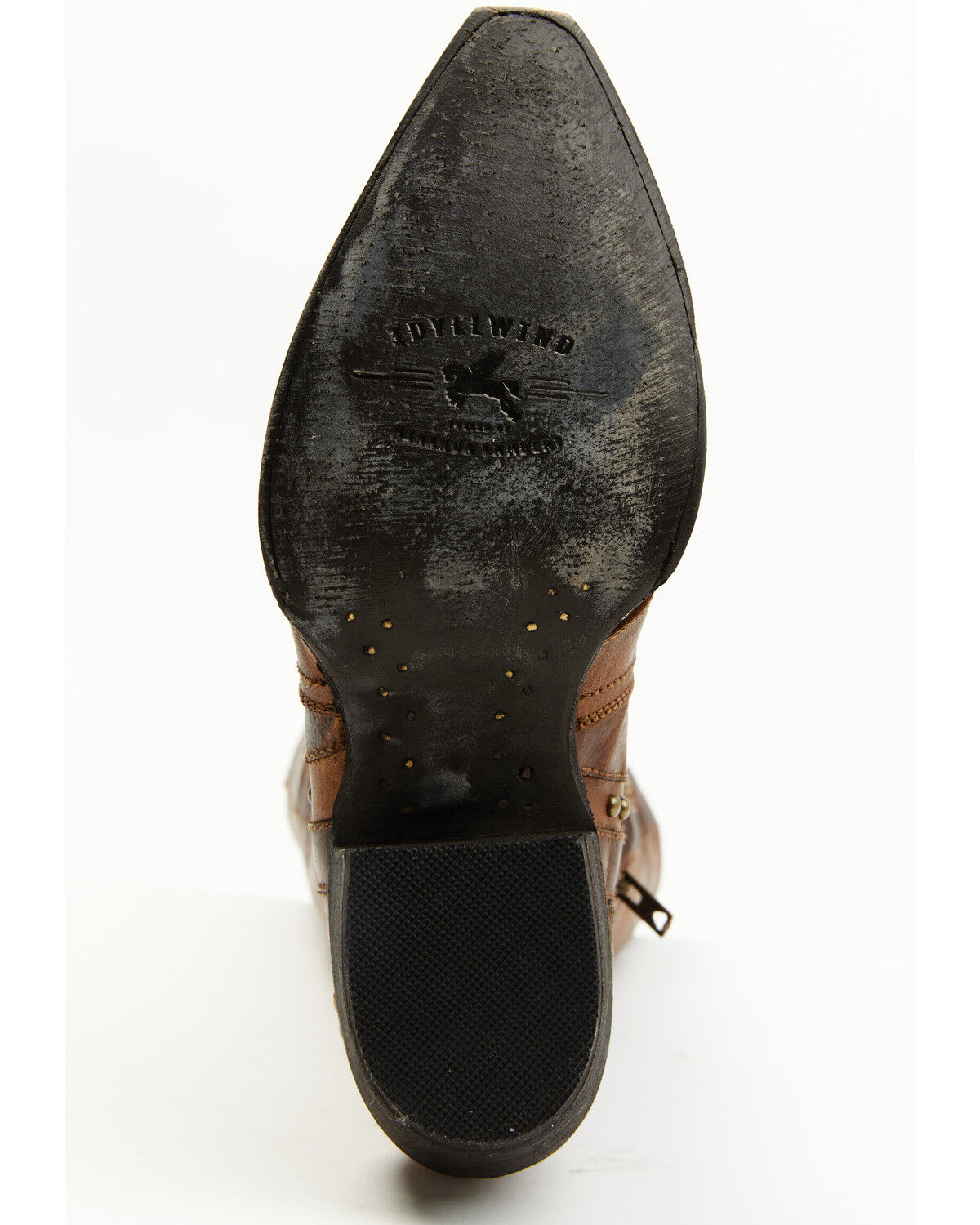 Image #7 - Idyllwind Women's Straight Up Orix Goat Studded Leather Tall Western Boots - Snip Toe, Brown, hi-res