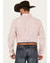 Image #4 - George Strait by Wrangler Men's Floral Print Long Sleeve Button-Down Western Shirt, Red, hi-res