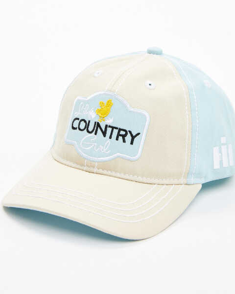 Case IH Girls' Lil Country Girl Ball Cap , Blue, hi-res