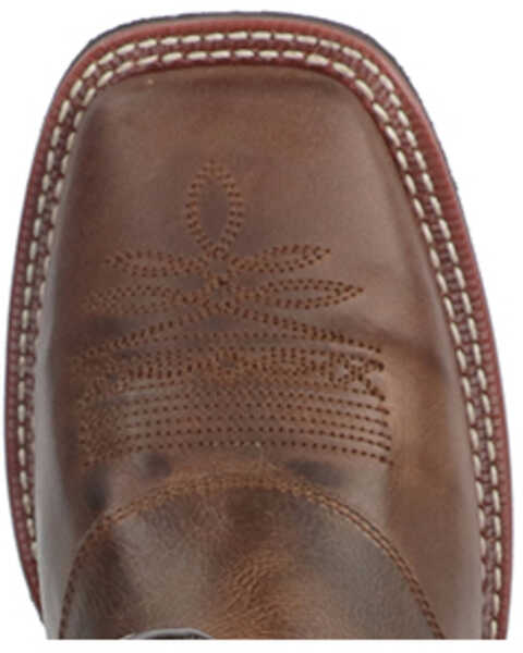 Image #6 - Smoky Mountain Men's Nash Performance Western Boots - Broad Square Toe , Brown, hi-res