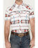 Image #3 - Rock & Roll Denim Men's Tek Southwestern Striped Short Sleeve Pearl Snap Western Shirt, White, hi-res