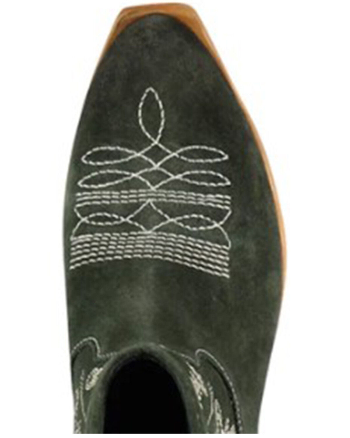 Image #6 - Diba True Women's Get Crackin Western Booties - Snip Toe, Olive, hi-res