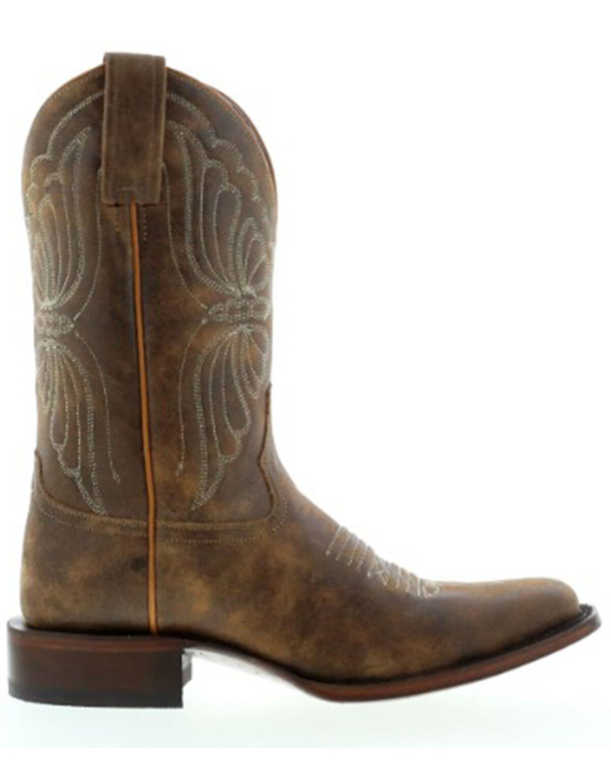 Image #2 - Botas Caborca For Liberty Black Women's Butterfly Embroidered Western Boots - Square Toe, , hi-res