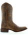 Image #2 - Botas Caborca For Liberty Black Women's Butterfly Embroidered Western Boots - Square Toe, , hi-res