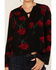 Image #3 - Idyllwind Women's Libbel Rose Print Long Sleeve Top, Black, hi-res