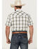 Image #4 - Ely Walker Men's Plaid Print Short Sleeve Pearl Snap Western Shirt - Tall , , hi-res