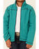 Image #3 - Powder River Outfitters Boys' Honeycomb Performance Zip-Front Fleece Jacket, Jade, hi-res