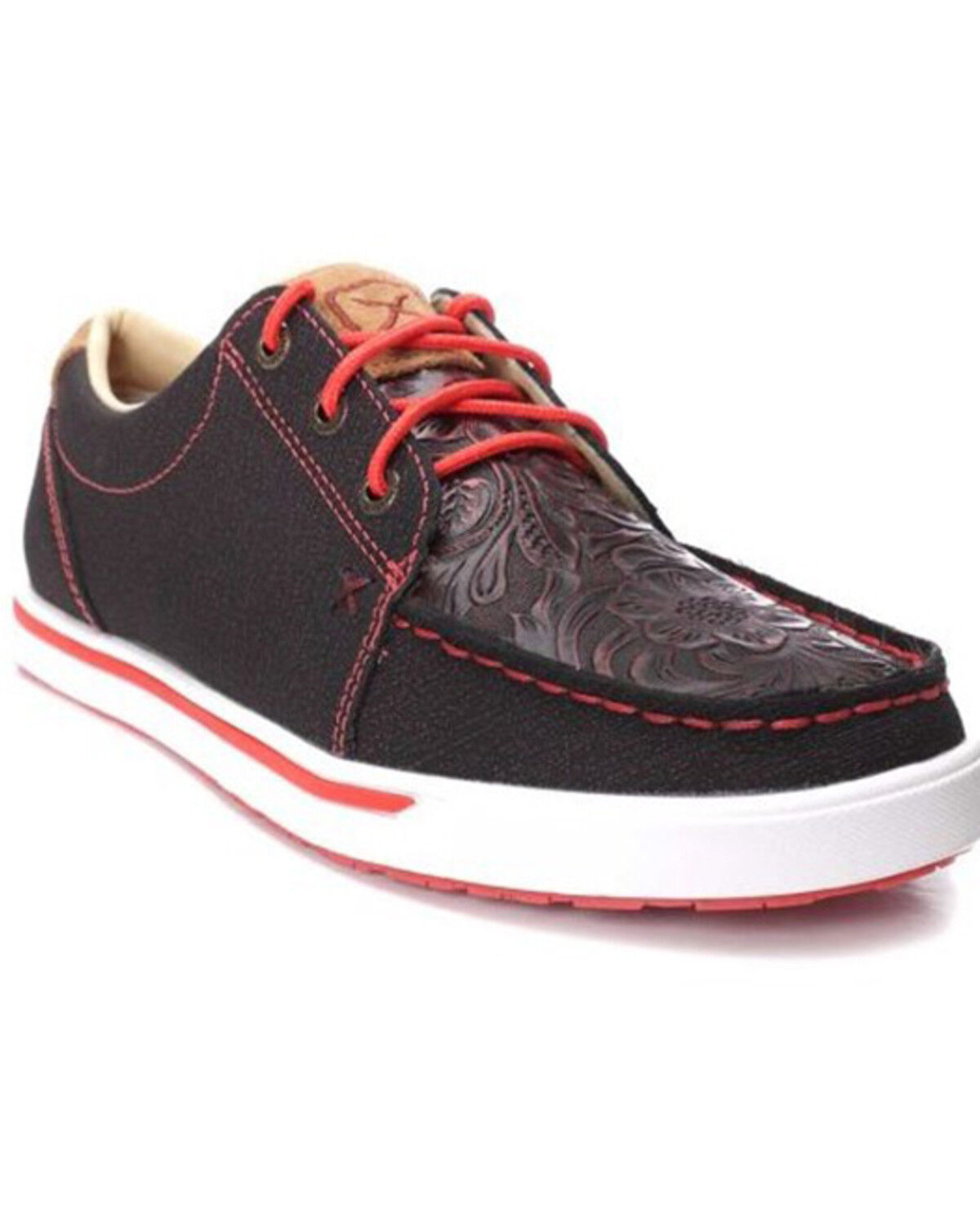 Image #1 - Twisted X Women's Casual Kicks - Moc Toe, Black, hi-res