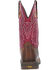 Image #5 - Rocky Women's Legacy 32 Western Boots - Square Toe , Brown/pink, hi-res