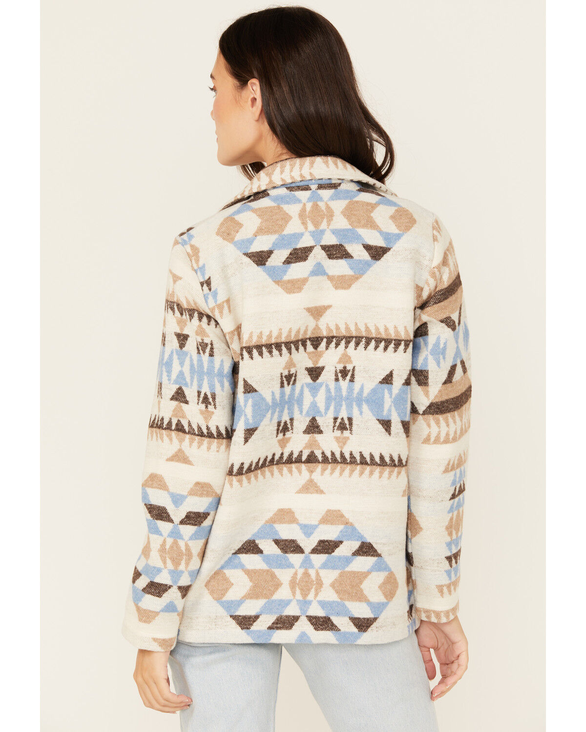 Image #4 - Cotton & Rye Women's Southwestern Print Blazer, Natural, hi-res