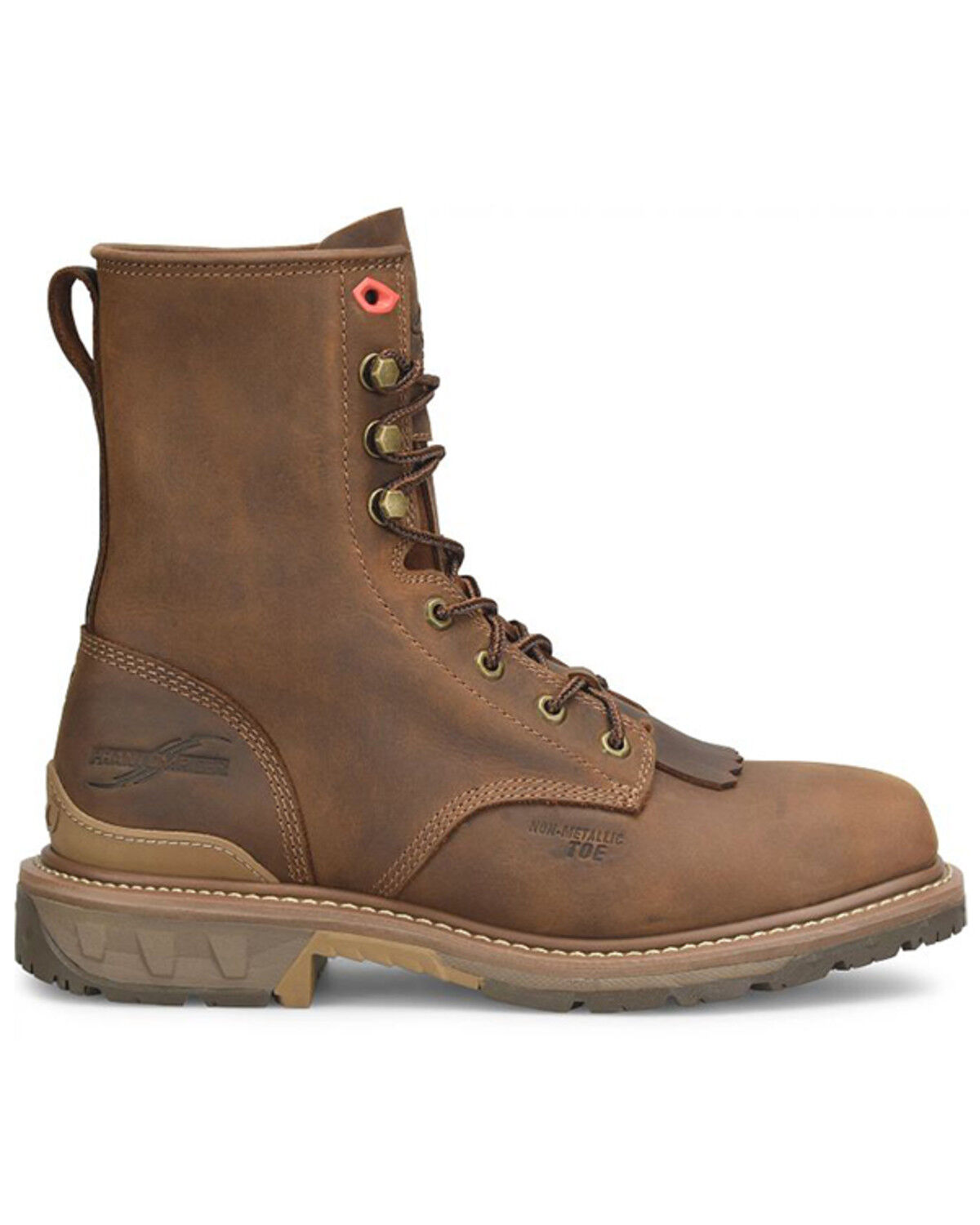 Image #2 - Double H Men's Dailor 8" Work Boots - Composite Toe, Brown, hi-res