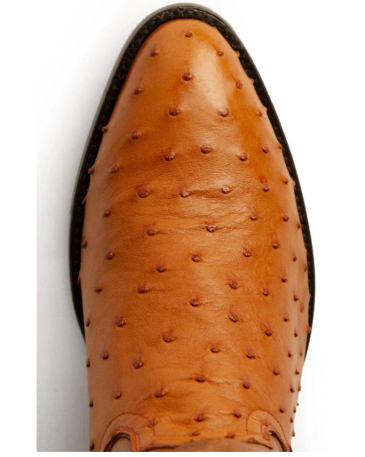Image #6 - Ferrini Men's Colt Full Quill Ostrich Western Boots - Round Toe, Cognac, hi-res