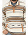 Image #3 - Cinch Men's Striped 1/4 Snap Pullover, Cream, hi-res