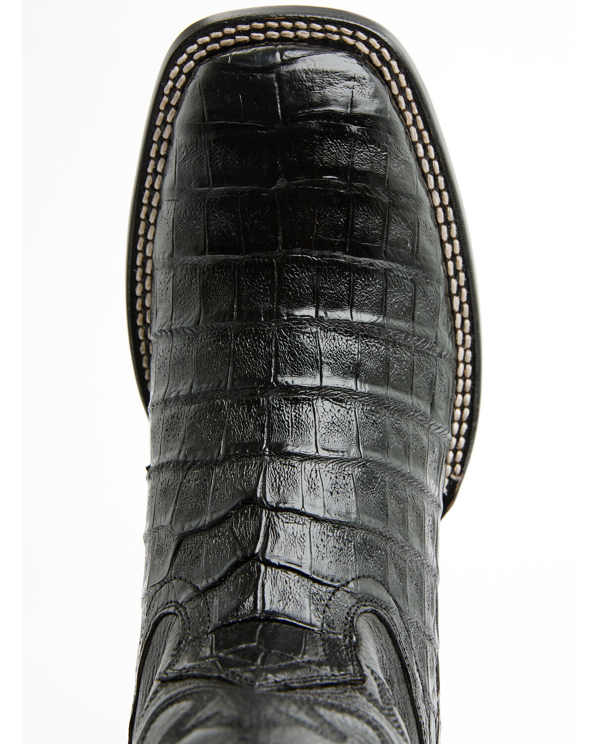 Image #6 - Cody James Black 1978® Men's The Hayward Exotic Caiman Western Boots - Broad Square Toe, Black, hi-res