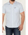 Brixton Men's Charter Teardrop Print Oxford Button Down Western Shirt , Blue, hi-res