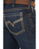 Image #4 - Cody James Men's FR Dark Wash Slim Bootcut Stretch Denim Work Jeans, Dark Wash, hi-res