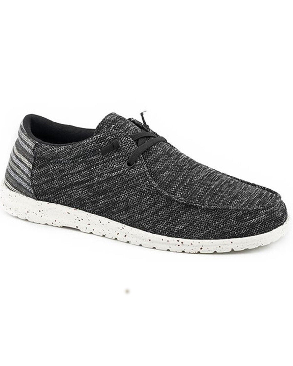 Roper Boys' Hang Loose Casual Shoes - Moc Toe, Black, hi-res
