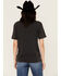 Image #4 - Ariat Women's Rock N' Rodeo Embellished Short Sleeve Graphic Tee, Charcoal, hi-res