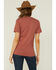 Image #3 - Ranch Dress'n Women's Can't Talk Now Graphic Tee, Rust Copper, hi-res