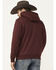 Image #4 - Hooey Men's Boot Barn Exclusive Embroidered Logo Hooded Sweatshirt, Maroon, hi-res