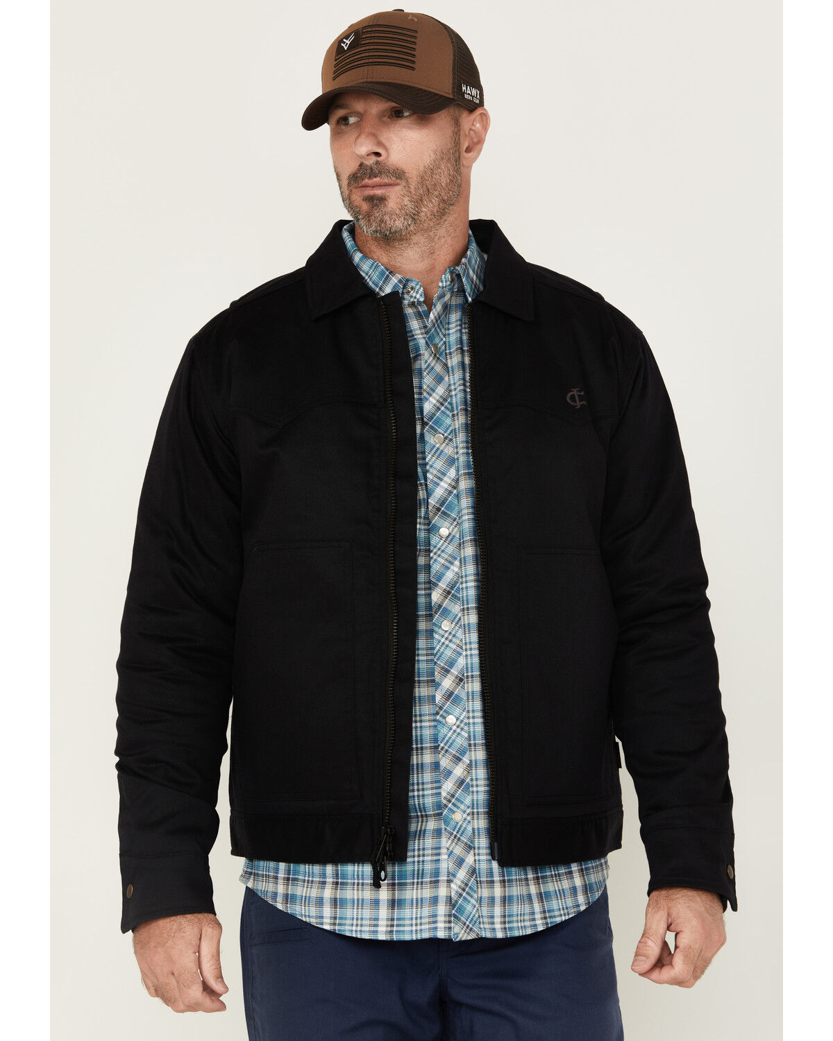 Image #1 - Cody James Men's FR Solid Jacket, Black, hi-res