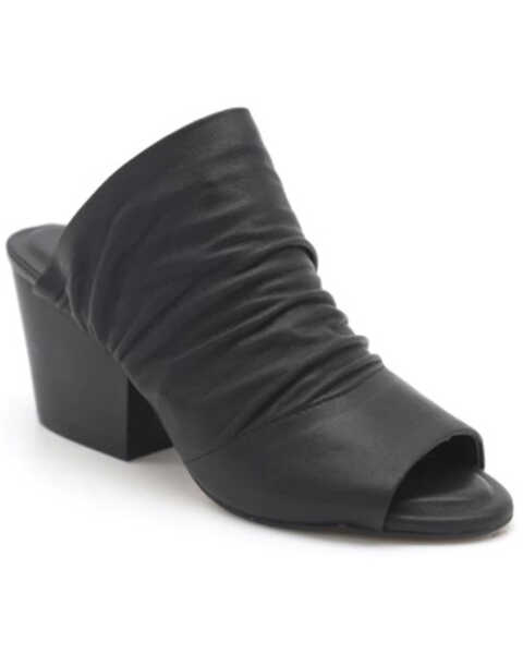 Golo Shoes Women's Landon Black Open Toe Mule , Black, hi-res