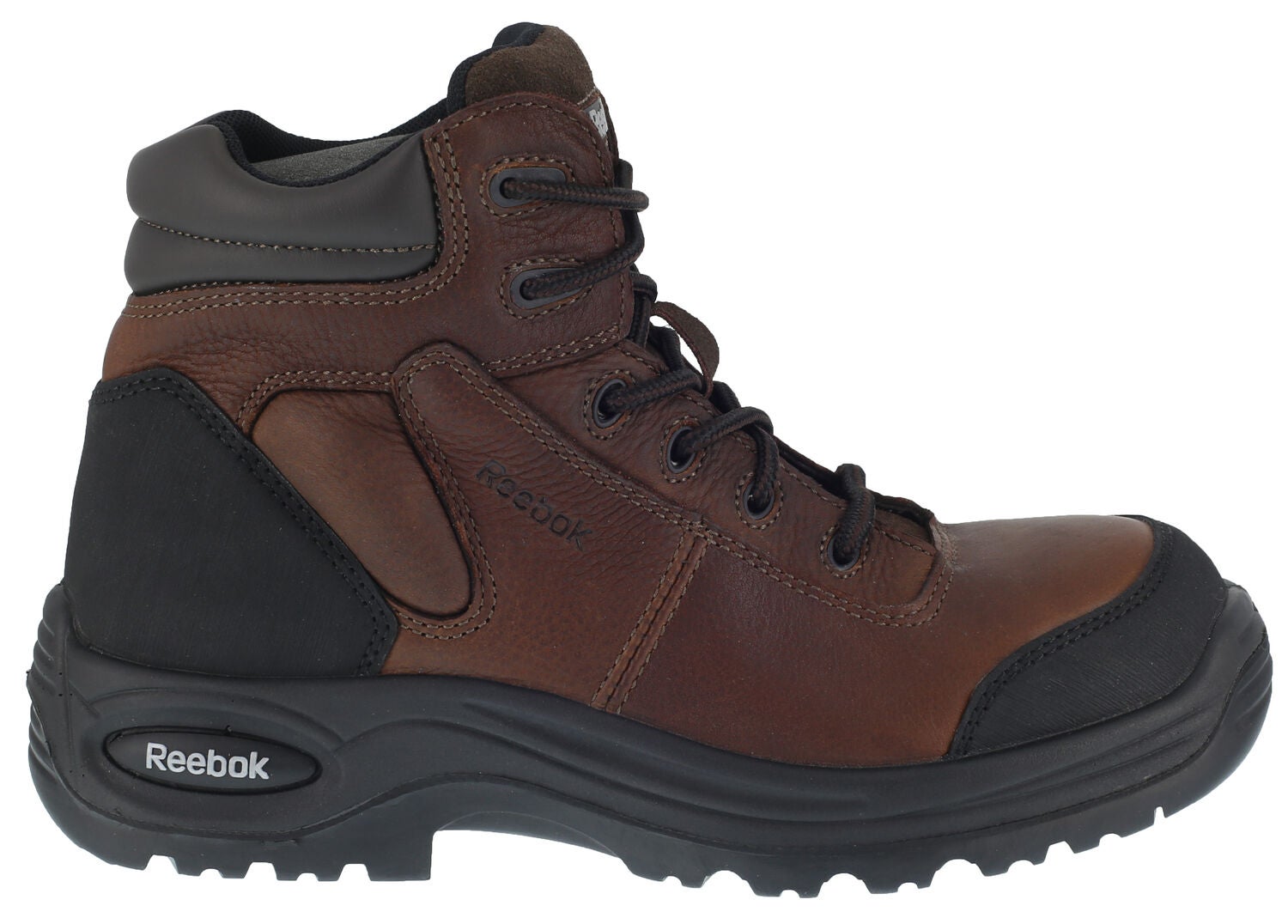 Image #3 - Reebok Men's Trainex 6" Lace-Up Work Boots - Composite Toe, Brown, hi-res