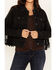 Image #3 - Idyllwind Women's Outlaw Fringe Trucker Jacket, Black, hi-res