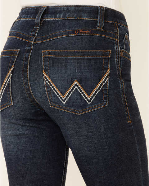 Image #2 - Wrangler Women's Willow Lovette Ultimate Riding Bootcut Jeans, Blue, hi-res