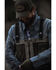Image #1 - Brothers and Sons Men's Weathered Twill Solid Long Sleeve Button-Down Western Shirt, Indigo, hi-res