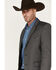 Image #2 - Circle S Men's Plano Sportcoat, Black, hi-res