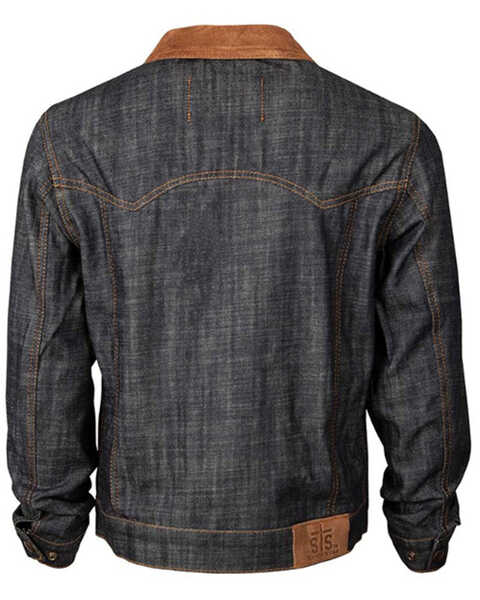 Image #2 - STS Ranchwear By Carroll Men's Caffrey Denim Jacket, Dark Wash, hi-res