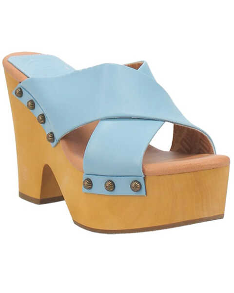 Dingo Women's Driftwood Sandals , Blue, hi-res