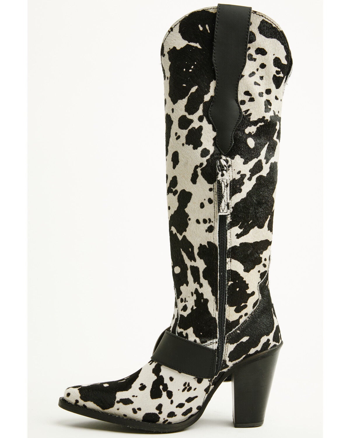 Image #3 - Dingo Women's Spur Crazy Tall Western Boots - Snip Toe, Multi, hi-res