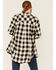 Image #3 - Stetson Women's Buffalo Plaid Print Long Sleeve Pearl Snap Shirt, White, hi-res