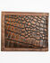 Cody James Brown Crocodile Tooled Bifold Wallet, Brown, hi-res